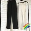 Pileli Eşofman Altı Erkek Kadın 1 yüksek kaliteli Düz Renk Joggers İpli Streetwear Pantolon pantolon