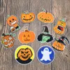 5 Stück lustige Stickerei-Halloween-Aufnäher für Kinder, Teenager, zum Aufbügeln, Stickerei-Aufnäher für Kleidung, Jacken, Taschen, Jeans, Nähzubehör