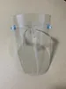 Transparent Face Shield Mask Pet Plast Clear Glasögon Ram Isolation Anti Fog Full Protective Masks