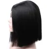 Bob Wig For Black Women Human Hair Wig With Baby Hair 150% Density Pixie Cut Wig 13*1 Lace Part Bob Wigs Remy Hair