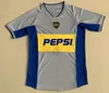 Retro Maradona Soccer Jersey 97 98 99 00 01 02 03 04 05 Roman Palermo Riquelme Tevez Classic Football Shirt