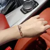 S925 Bracelet à forage complet en argent sterling marques de léopard de luxe Bracelet pour femmes du bracelet Prom Tren238m
