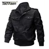 TACVASEN 남성 자켓 겨울 밀리터리 서바이벌 자켓 파일럿 폭격기 재킷 코트 캐주얼화물 작업 재킷 남성 의류 CX200801을 멀티 - 포켓