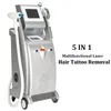 5 i 1 nd YAG Laser Tattoo Removal Machine Elight Skin Föryngring IPL opt Fast Hair Remover Machines