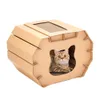 C Corrugated Paper P cat scratchers board mattress cats toilet DIY kitten house stone kittens pet carton toy