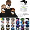 Reusable Women Men Kids 3d Fun Protective Mouth Face Mask Mark Fabric Facemask Washable Hip Hop Party Magic DHL free ship
