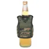 Boisson koozie gilet militaire molle mini couvercle de bière veste à manches refroidistes à manche à épaule réglable de bière de bière barre de fête décoration 1776484