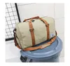 Men women Black Bag high quality canvas Shoulder Bag Handbag Ladies Weekend Portable Duffel Waterproof Wash