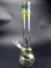 Bong ad acqua in vetro da 18 pollici, narghilè super pesanti, unico olio dab rig da 18 mm per fumare