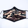 US Stock Fashion Camo Maschere per adulti Uomo Donna Designer Maschera traspirante Earloop Riutilizzabile Lavabile Maschere protettive antipolvere in cotone FY0047