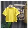 Baby Kleidung für Jungen Mädchen Sommer Frühling Casual Kleidung Sets Solide Kurzarm Kleinkind T-shirt Tops Hosen Kinder Pyjama Outfit