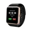 GT08 Smart Watch Bluetooth SmartWatches Smartphones Smar Card Slot NFC Health Watchs para Android com Caixa de Varejo 4 Cores