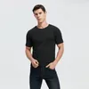 E-Baihui Sommar Mäns Enkla Mode Vit T Människans Vanliga Färg Kortärmad T-shirt Vit Bottenskjorta Parets reklamskjortor