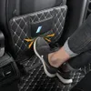 Auto Pflege Sitz Zurück Schutz Abdeckung PU Leder Anti-kick Matte Pad Kissen Innen Zubehör Dekoration für BMW X1 f48 2016-2020216y