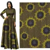 Ankara African Prints Batik Real Wax Fabric Afrika Sömnad Bröllopsklänning Material 100% Polyester Högkvalitativ 6Yarger Tyg FP6278
