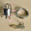 CB6000S Ze Stali Nierdzewnej Chastity Device Penisa Rękaw ARC Snap Ring Cock Cage Mężczyzna Chastity Urządzenia Metalowe Sex Zabawki dla mężczyzn CX200731