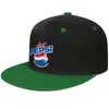 Pepsi pionowy unisex płaski brzeg baseballowy puste młodzież ciężarówki czapki dieta IceCold Pepsicola Vintage of Greenville Cola Logo Cry11251i