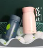 350ml Water Bottle Solid Color Student Vacuum Water Bottle Silicone Rope 304 Stainless Steel Insulated Tumblers