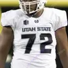 Utah State Aggies Football Jersey NCAA College Love Cooper Legas Terrell Vaughn Rahsul Faison Gavin Barthiel MJ Tafisi Jr.