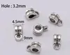 500pcs Antique Charm Bail Beads Spacer Beads Pendant Clips Pendants Connectors For Bracelet Necklace Jewelry Making