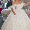 Robes de mariée mariée robes de bal de mariée princesse à lacets corset hors épaule robes de mariée petites plus la taille