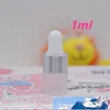 1 2 3 ml Frost Glass Droper Bottles Mini Tomt kosmetiskt prov Essential Oil Dropping Injekten Parfym flytande containerflaska facto3400127