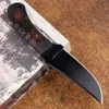 Coltello a lama fissa a caldo Stonewashed 80crv2 Lama nera G10 Maniglia Campo di caccia Sopravvivenza Coltelli tattici dritti Strumenti esterni