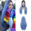 Long 22inch straight with marley Synthetic Lace frontal wig short 14inch perruques de cheveux factory synthetic lace wigs marley eu us uk