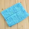 6inch Baby Girl Crochet Tutu Tube Tops Chest Wrap Wide Crochet headbands Candy color clothes