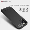 Carbon Fiber Phone Cases voor iPhone 13 12 11 PRO MAX X XS XR 7 8 Plus 6 6 S 5 5 SE SE Geborsteld TPU mobiele telefoon achterkant