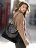 Big Femmes Sac seau Sac à bandoulière féminin grande taille Vintage en cuir doux Lady Cross Body Hands pour femmes Hobos Bag Tote1257X