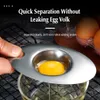 Separator Egg Separator Premium 304 Ze Stali Nierdzewnej Jajko Yolk Biały Separator Profesjonalny Filtr Egg Kuchnia Narzędzie Gadżet Gadżet Sito Narzędzie Pudełko