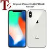 Apple iPhone X 5.8 بوصة هواتف A11 Face IOS IOS Hexa Core 3GB RAM 64GB 256GB ROM 12MP تم تجديدها للهاتف الذكي 5pcs