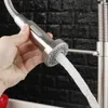 Nikkel Messing Moderne Mixer Tap Spring Single Hendel Trek uit Spray Keuken Badkamer Kauwen Nieuw