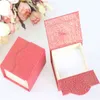 New Design Wholesale 24pc/lot 5*4.5*3.5cm Paper Earring Packaging Box For Wedding Magnet Ring Gift Box