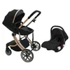 Kinderwagens # 2021 hoge landschap luxe eiervorm baby wandelwagen 3in1 met autostoel voor Born1