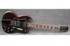 Custom Electric Guitar Angus Young AC DC Dark Red Quality Guitar6705450
