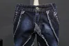 2019 جينز الخريف شخصية الذكور الذاتي للزراعة الذاتي مباشرة سراويل طويلة السراويل تايد مصمم العلامة التجارية جينز Erkek Jean Pantolon CX2195E