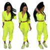 Women's Tracksuits Autumn 2 Two Piece Set Top And Pants Women Tracksuit Casual Outfit Sports Suit Solid Blue