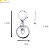 EPACTET DHL Darmowa Wysyłka Fabryka Direct 33mm Kluczowe pierścień Pierścień Color-Chaning Electloplating Brelok Dakr195 Mieszaj Key Breloczek Keychain