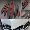 6st Carbon Fiber Style Car Front Bumper Lip Splitter Body Spoiler Canards