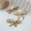 Clip per capelli vintage perle da donna Rhinestone Women Designer Hair Clips Fashion Girls Barrettes Accessori per capelli per donne BB Clip3382989