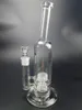 12.2 -calowe szklane bongs podwójna matryca Perc Percolator Rurki wodne 14 mm staw żeński