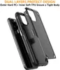 Étui de téléphone à l'armure d'amortissement militaire pour iPhone X XS 11 Pro 12 Mini Max XR 7 8 6 6S Plus hybride Pcsilicone Slim Rugged Protective4159180