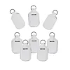 Stampa in bianco Colori neoprene sapone liquido 30ml Bottle Holder Hand Sanitizer Bottle Holder Keychain libera il trasporto LX2555