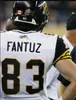 Custom Hamilton Tiger-Cats Andy Fantuz #83 Custom black white Full embroidery College Jersey Size S-5XL or custom any name or number jersey