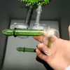 Glasrör rökning tillverkning handblåst vattenpipa ny förtjockad ultral stor bubbla filtrerat glasrör