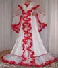 Bathrobe Sleepwear Woman Illusion Jumpsuits Robe Long Party Wedding Dresses Petite Plus Size Custom Made Bride Gowns Ruffle