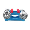 Pequeño soporte para mancuernas de gimnasio, soporte para suelo con mancuernas, accesorios de ejercicio para el hogar para levantamiento de pesas 5256757