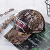 Camo Donald Trump 2020 Hat Make America Great MAGA Hat Caps USA Flag 3D Embroidery Letter Camouflage Mens Baseball Cap for Women Female